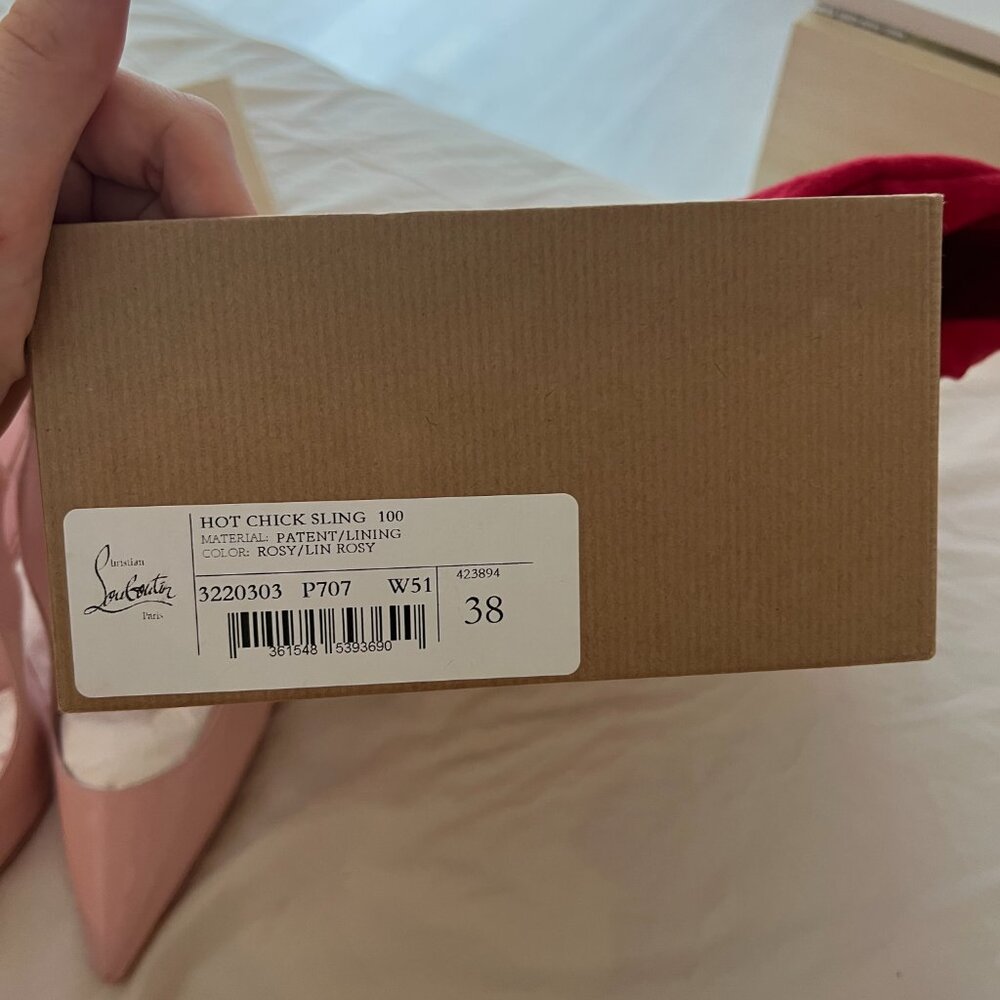 Christian Louboutin Hot Chick Sling 100 - Picture 6 of 7